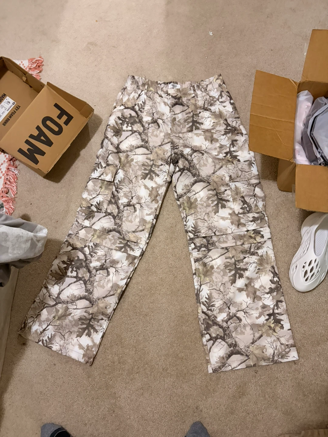 Urban Behaviour Baggy Camouflage Pants