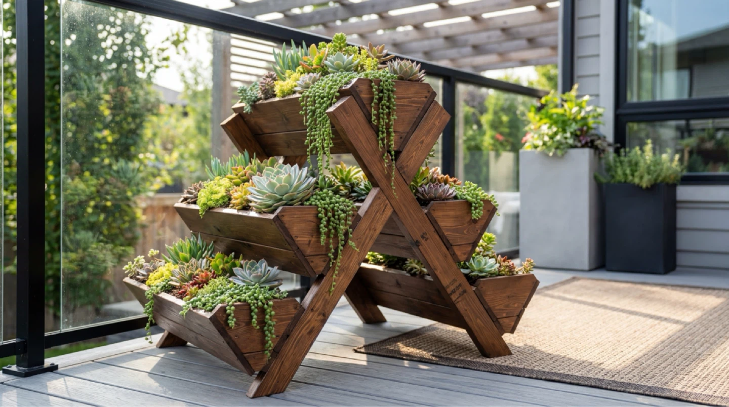 New Handcrafted 5 tier Planter