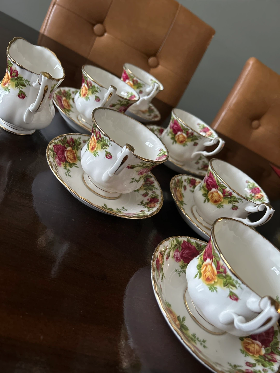 Royal Albert Old Country Roses Tea Set - photo 3