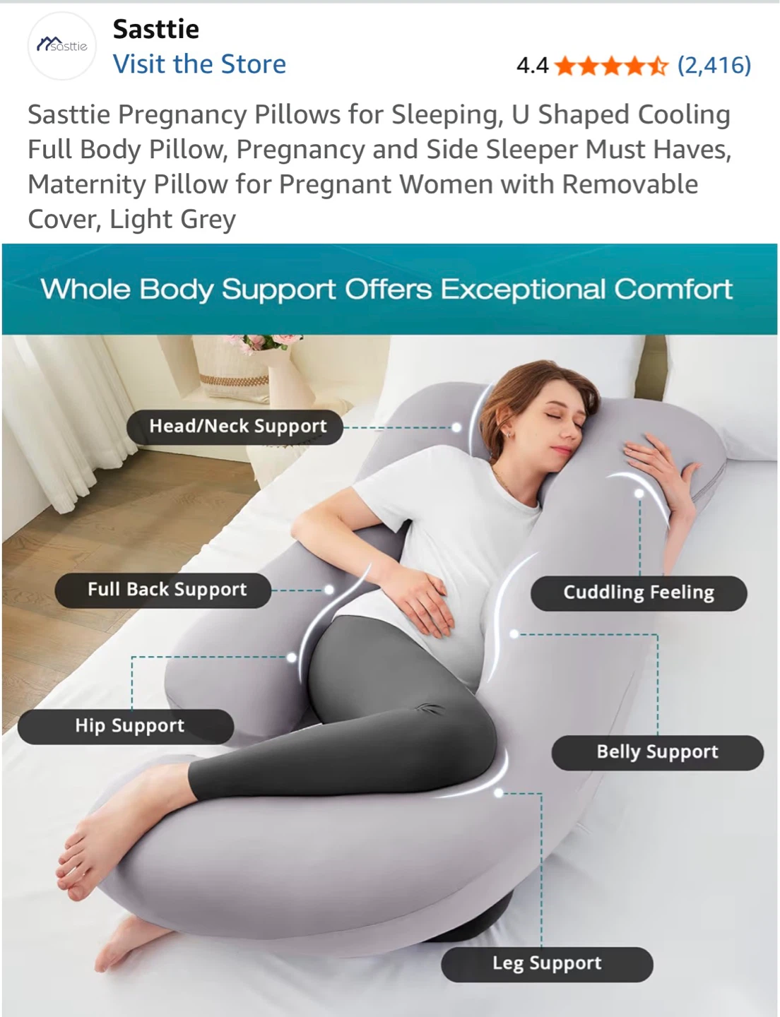 U-Shaped Maternity Pillow - photo 3