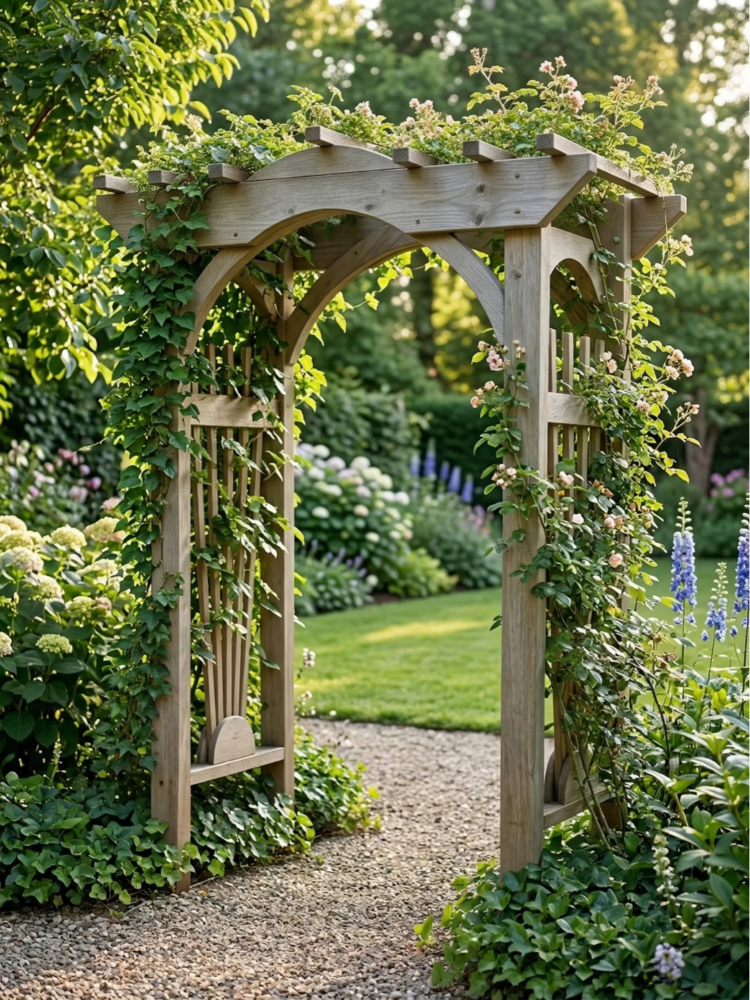 New Handcrafted Garden Arbor