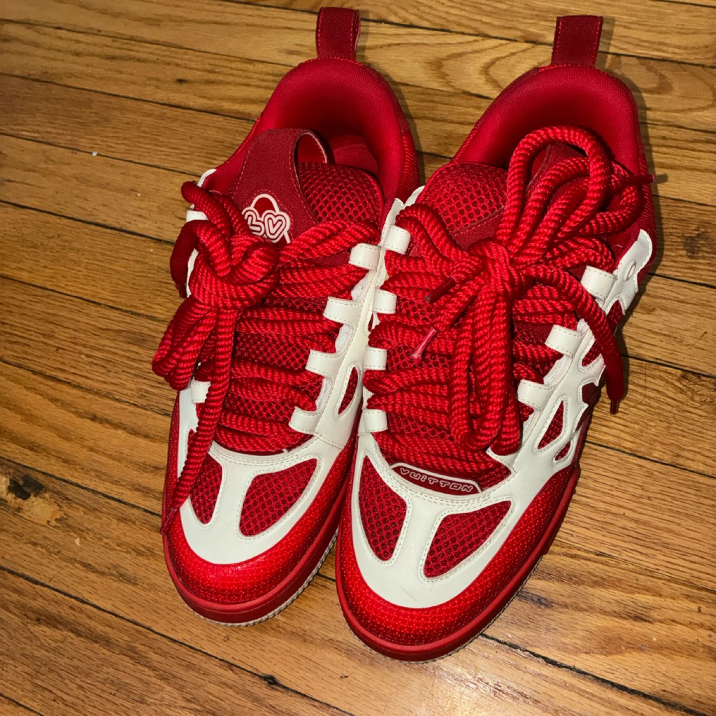 Louis Vuitton LV Trainers Red White - photo 3