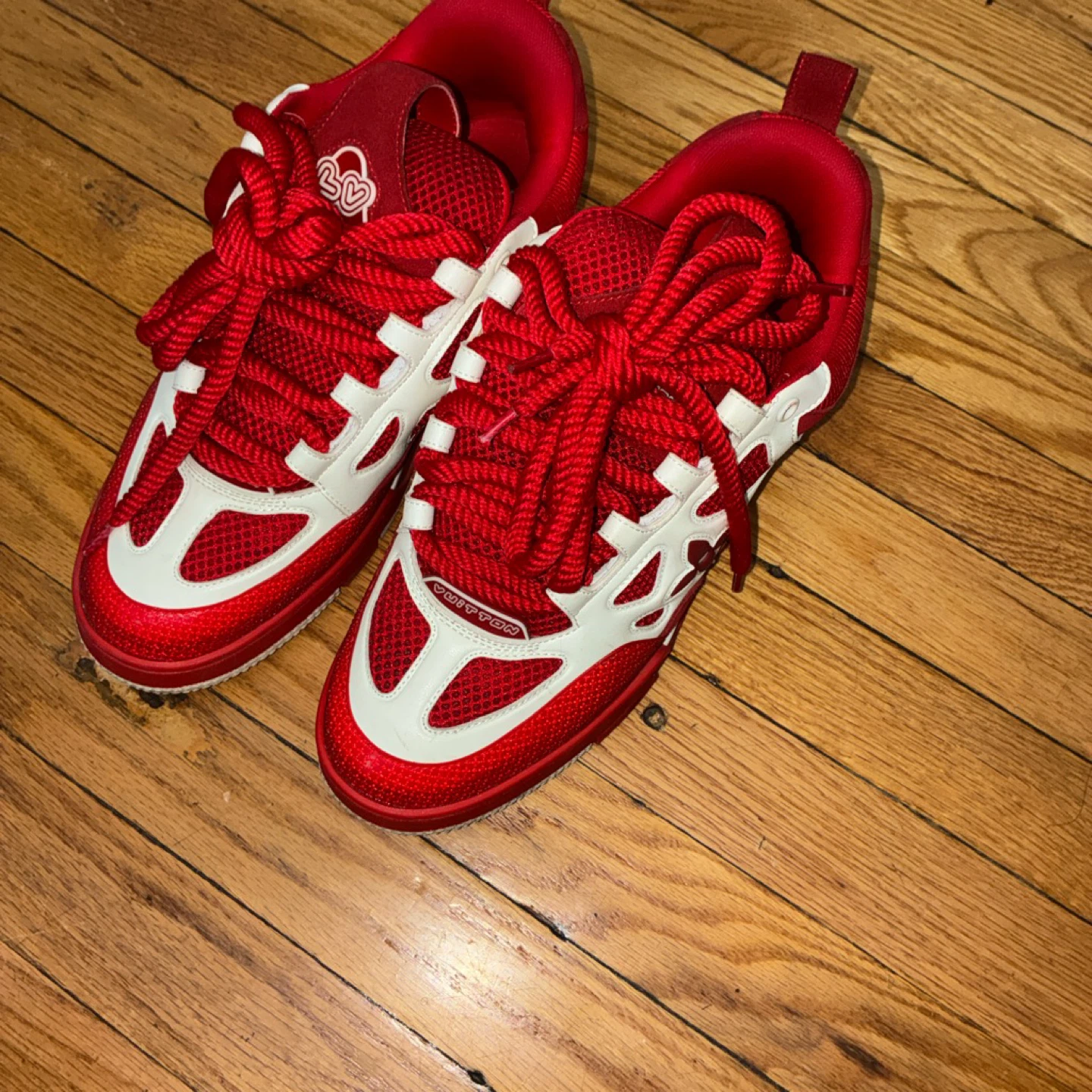 Louis Vuitton LV Trainers Red White - photo 5