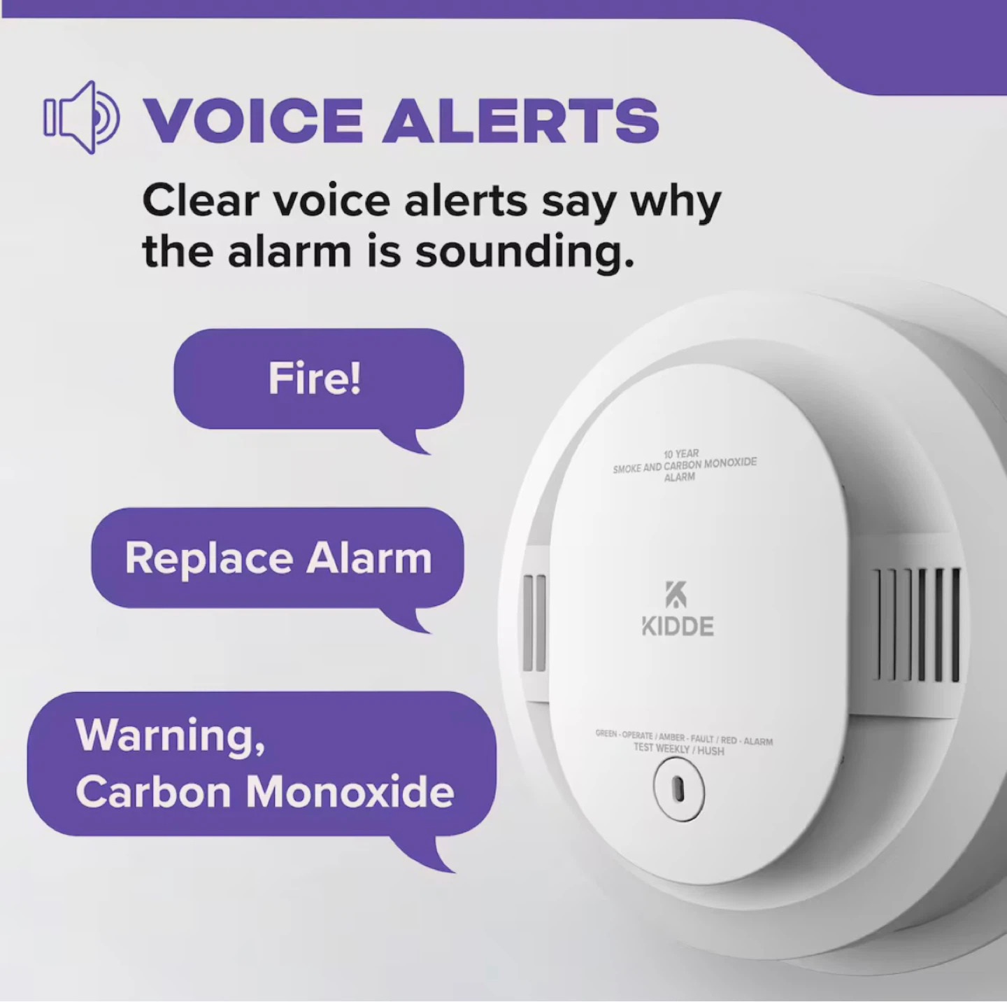 3-Pack Kidde Smoke & C02 Alarms - unopened. - photo 4