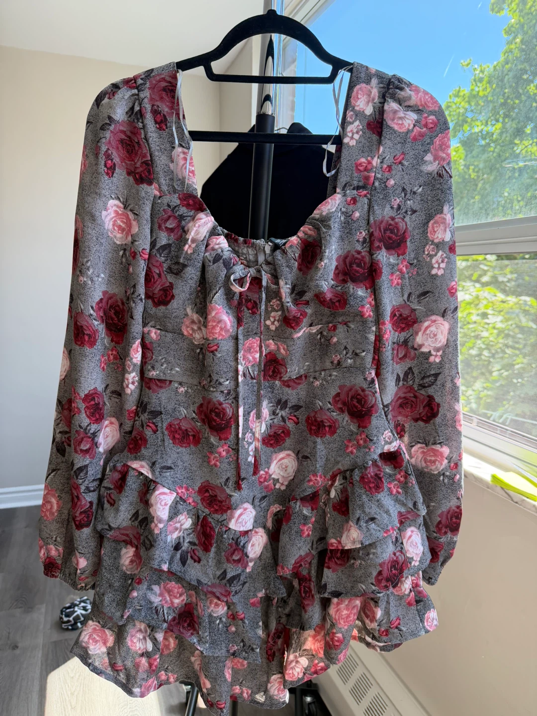 Forever 21 Floral Ruffle Dress