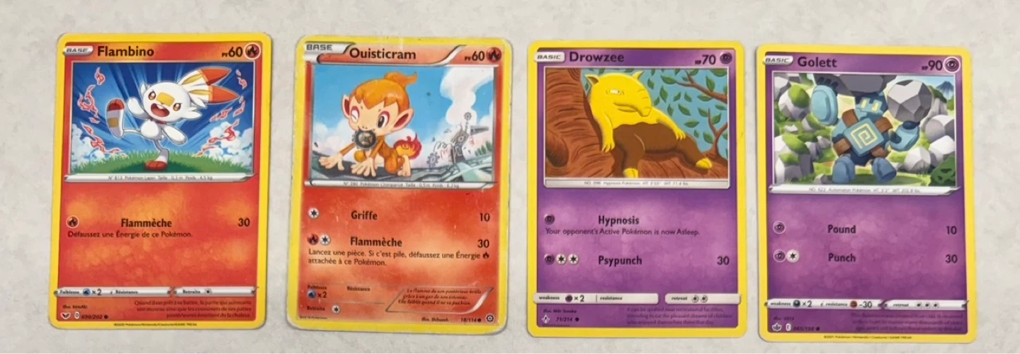 Assorted 36 Pcs Played / Used Pokémon Trading Cards - photo 4