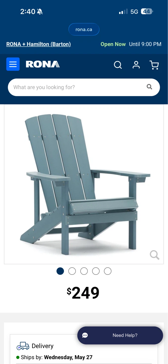 Adirondack chairs new