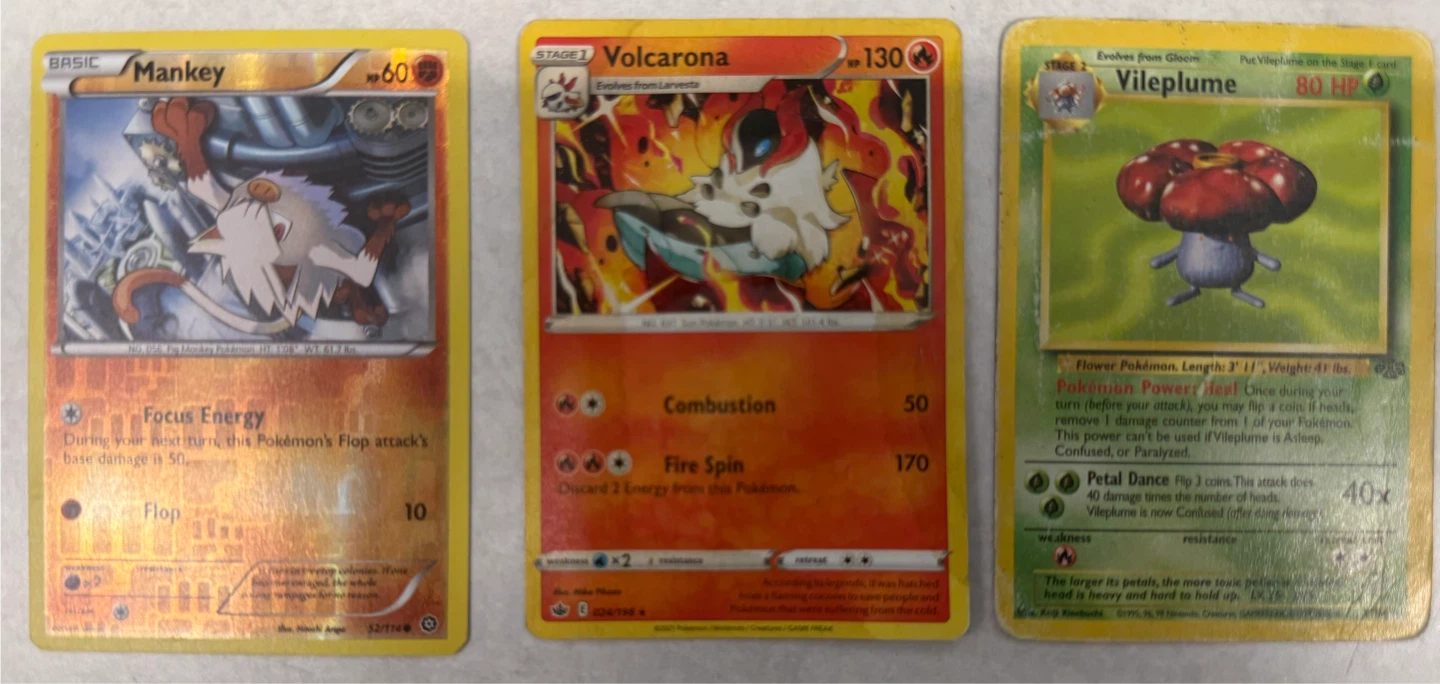 Assorted 36 Pcs Played / Used Pokémon Trading Cards - photo 5