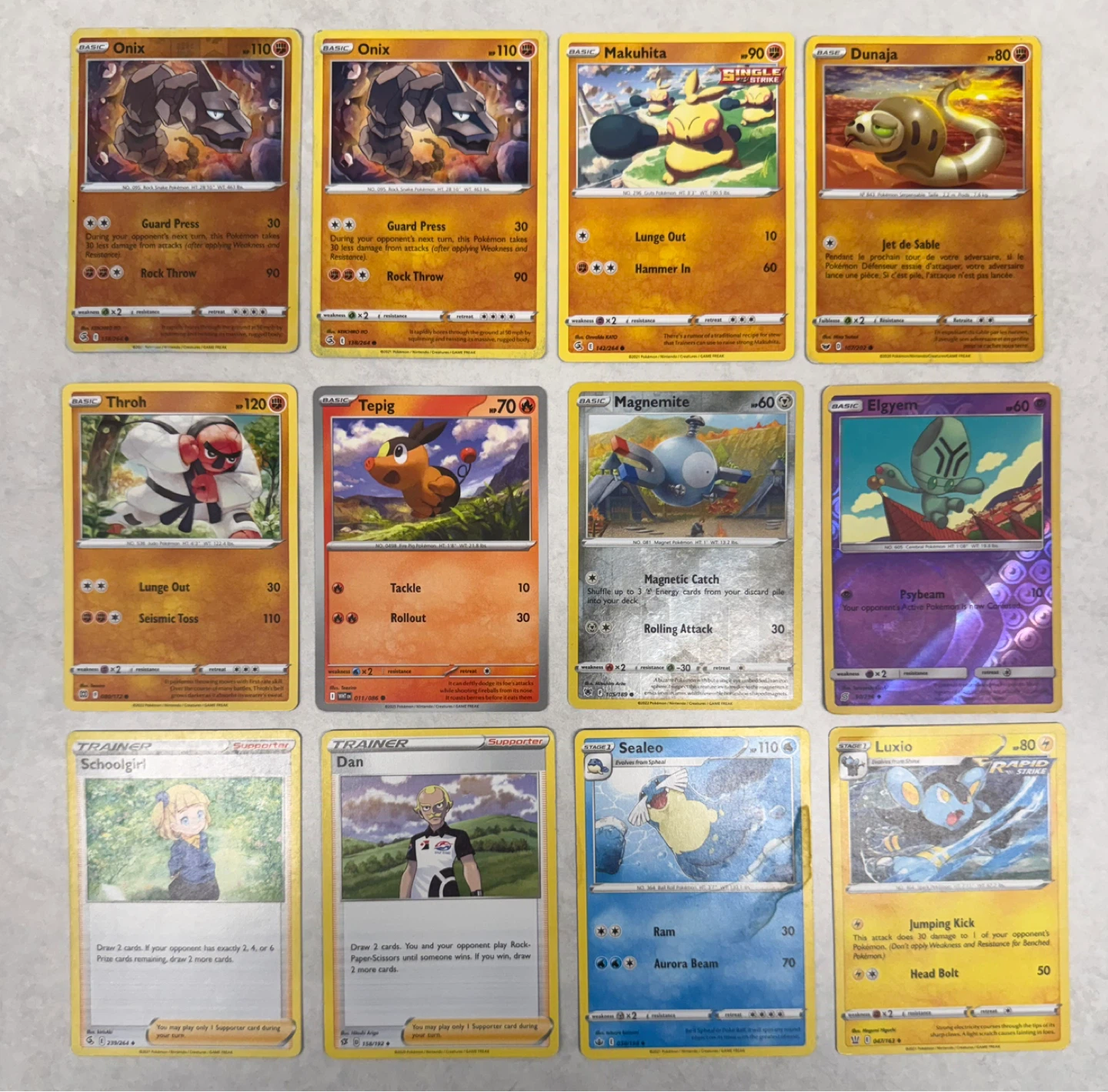 Assorted 36 Pcs Played / Used Pokémon Trading Cards - photo 2