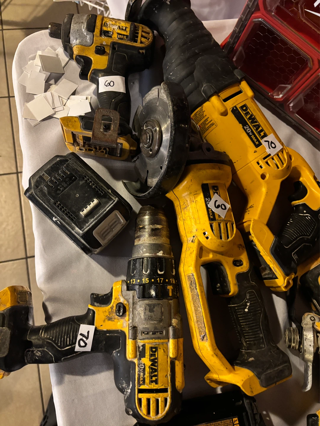 DeWalt and Milwaukee Power Tools