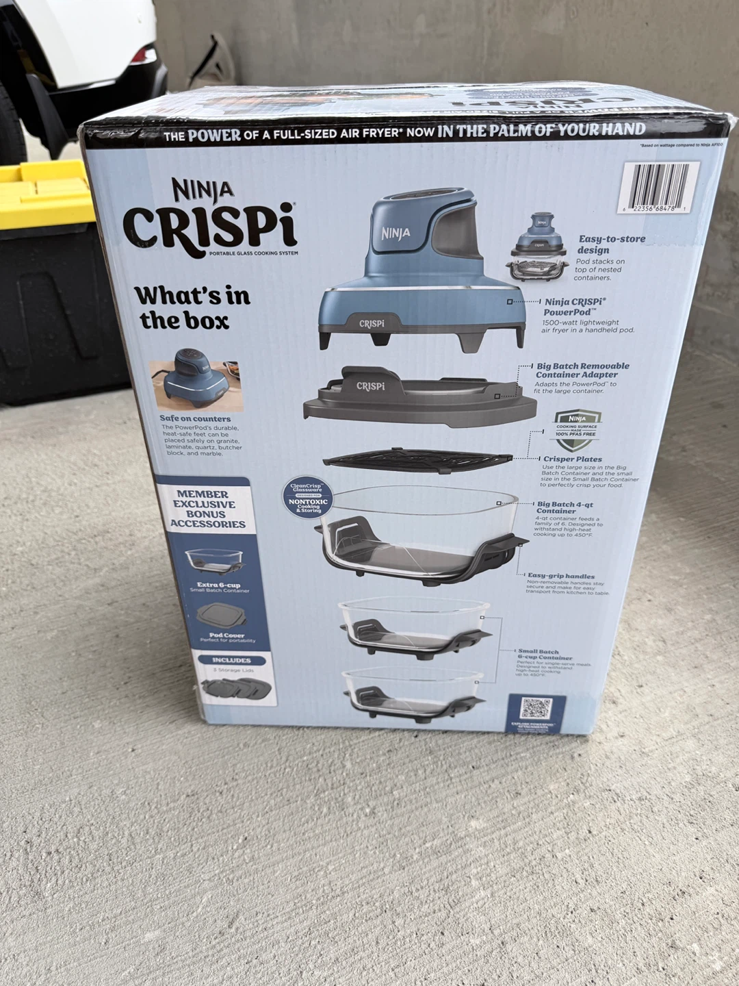 Ninja Crispi Air Fryer-Portable Glass Cooking System - photo 3