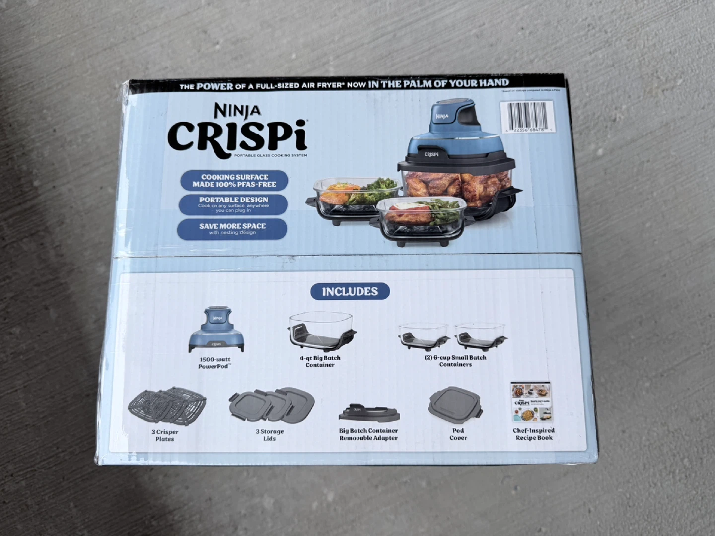 Ninja Crispi Air Fryer-Portable Glass Cooking System - photo 2