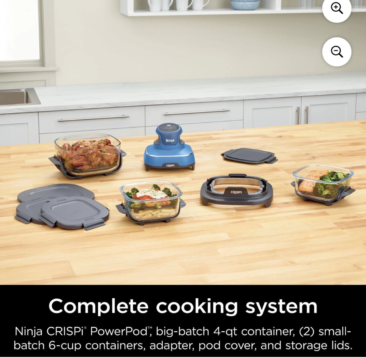 Ninja Crispi Air Fryer-Portable Glass Cooking System - photo 4