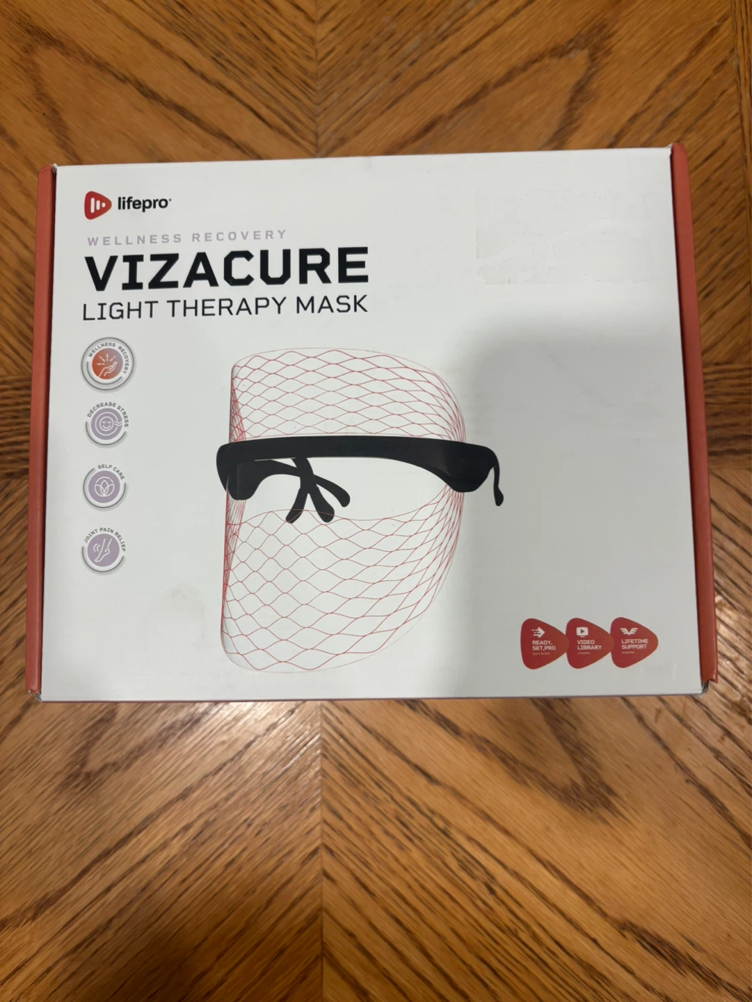 Lifepro Vizacure LED Light Therapy Mask - photo 5