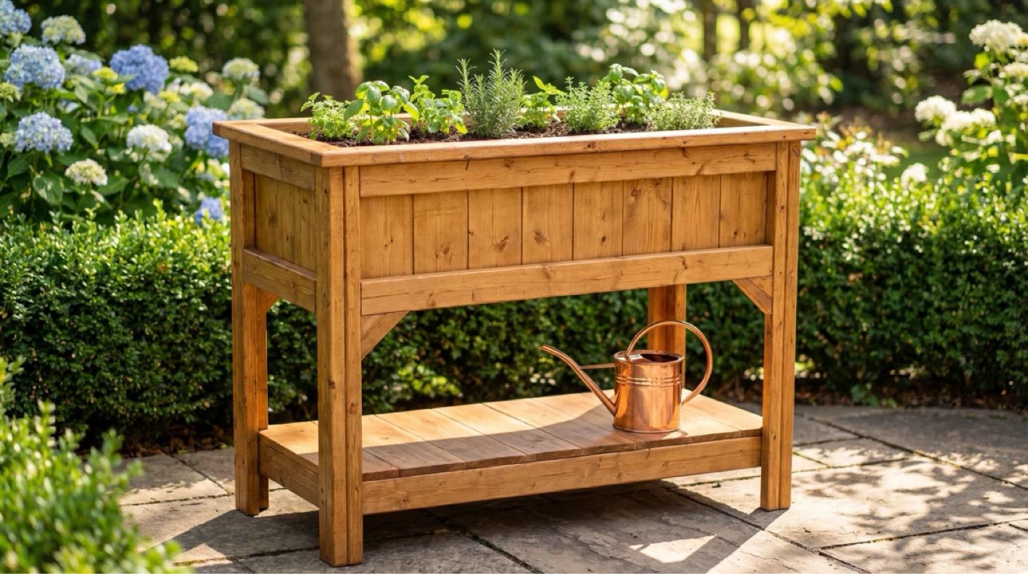 New Handcrafted Garden Planter