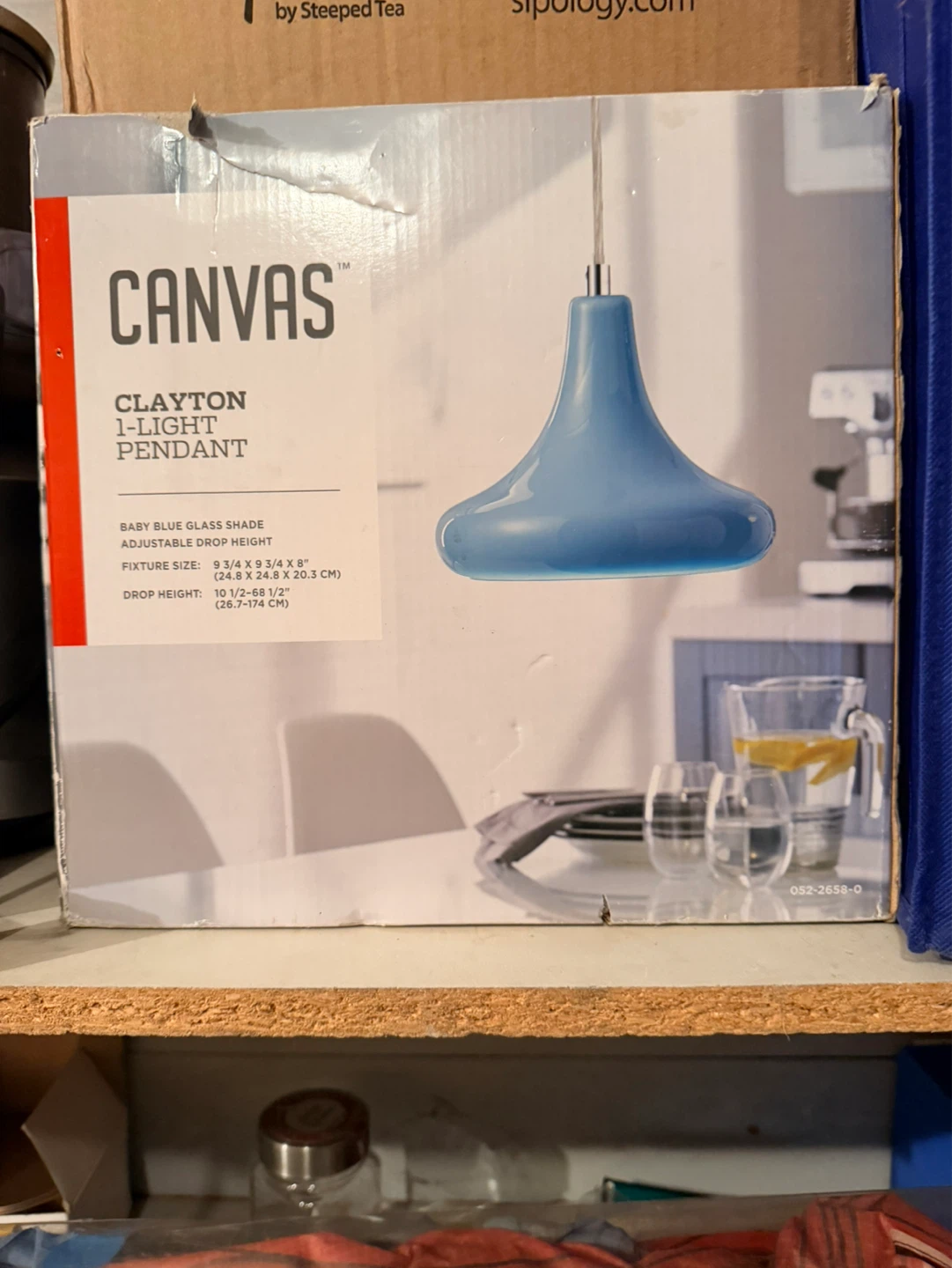 Canvas Clayton 1-Light Pendant Light