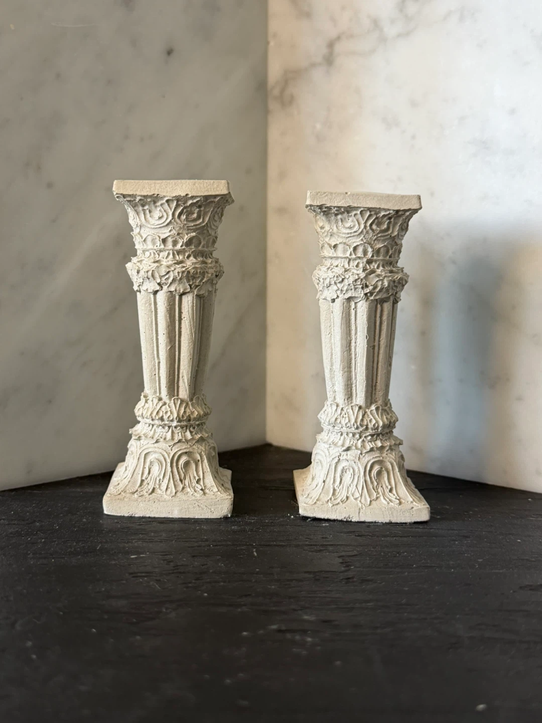 Pair of Decorative Columns