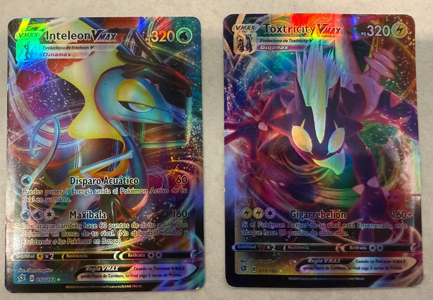 Pokemon 6 VMAX Trading Cards USED - photo 5