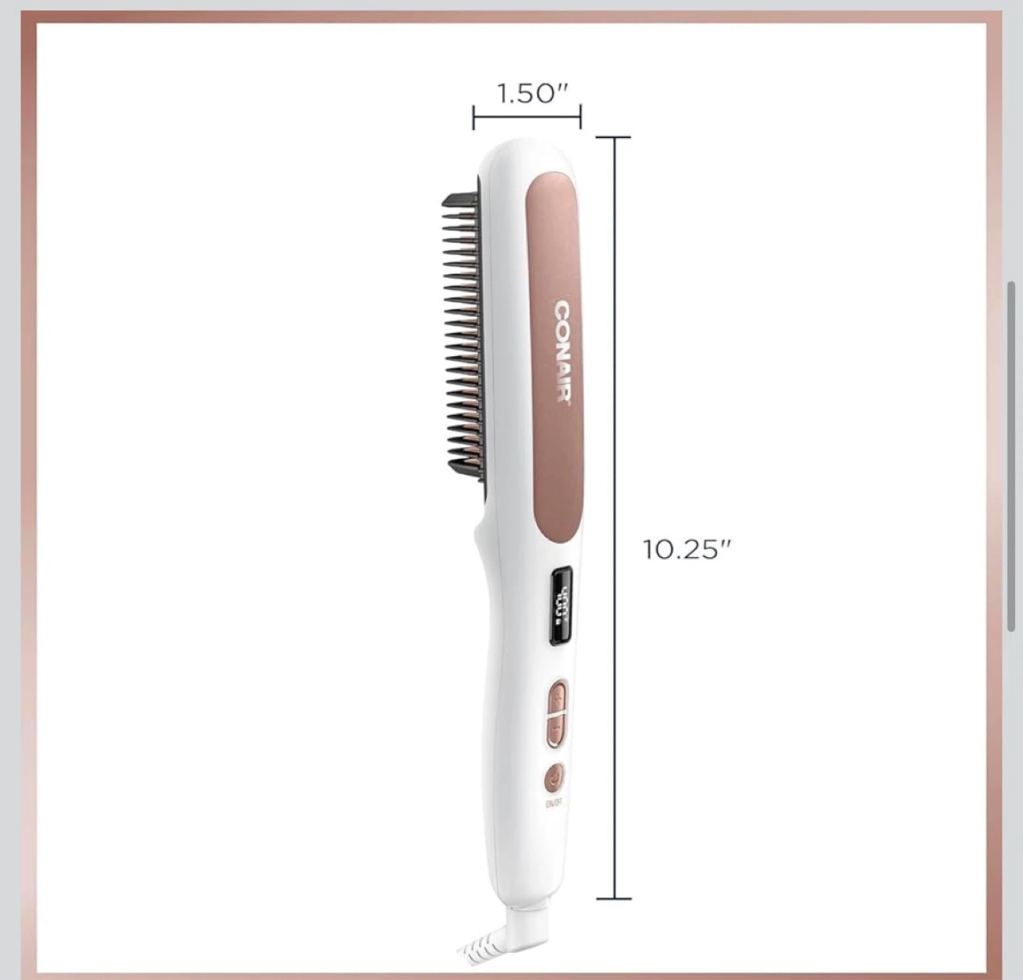Conair Double Ceramic Heated Straight Brush - photo 2