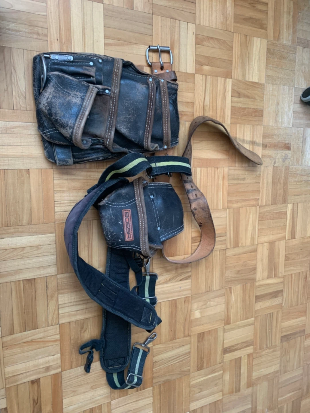 BOSSA Leather Tool Belt with Harness