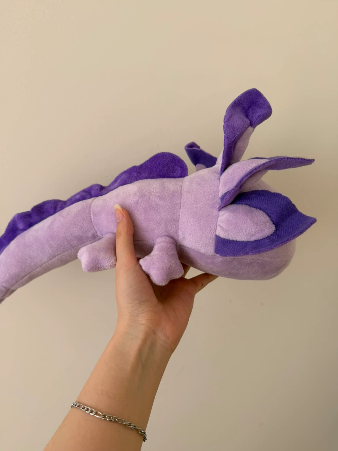 Purple axolotl plush - photo 3