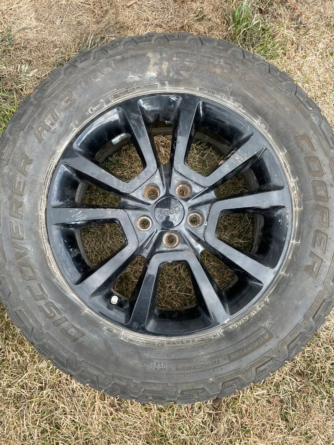Jeep Cooper Discoverer AT3 Tire with Black Rim - photo 4