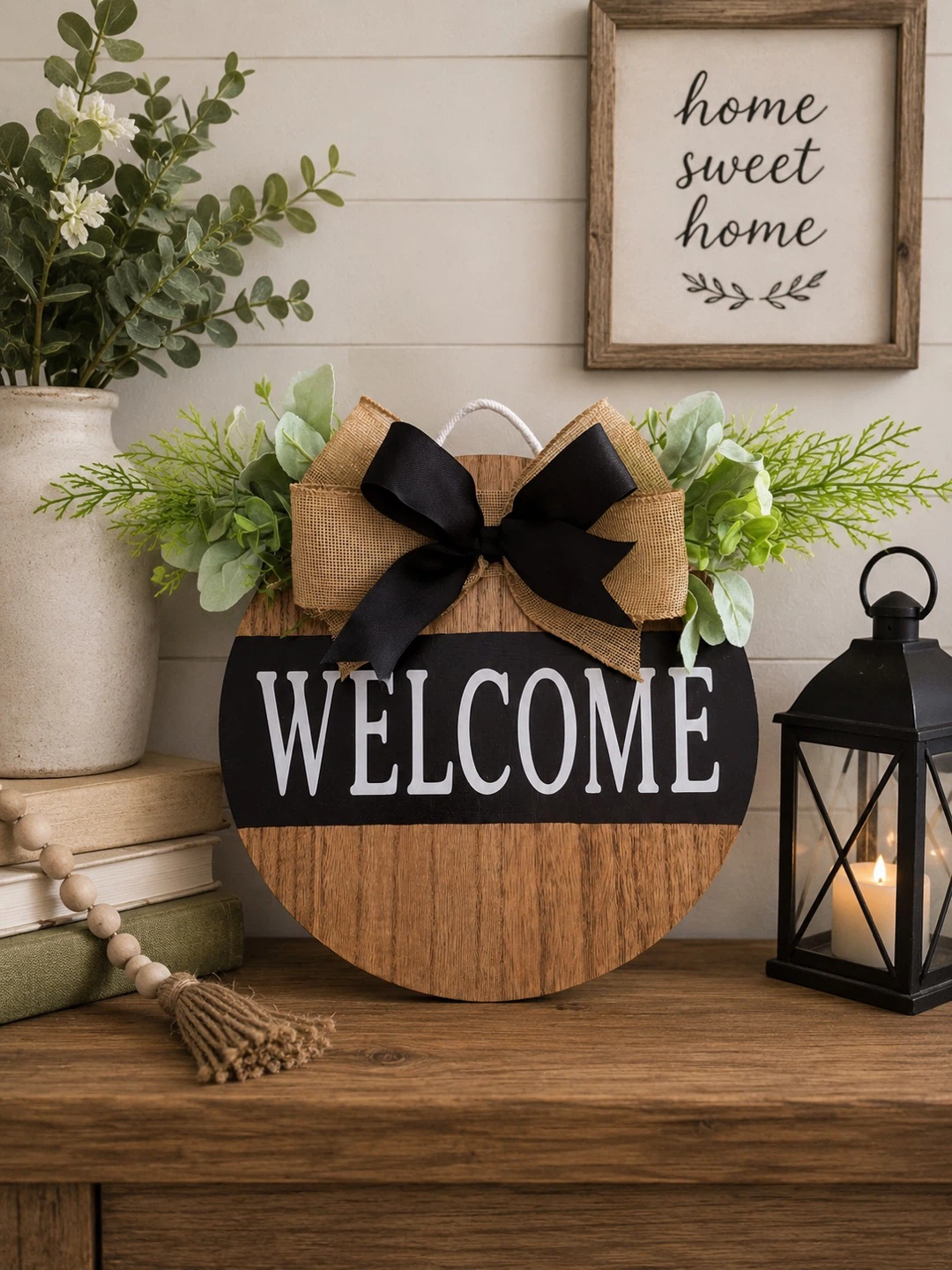 Welcome Round Sign - photo 3