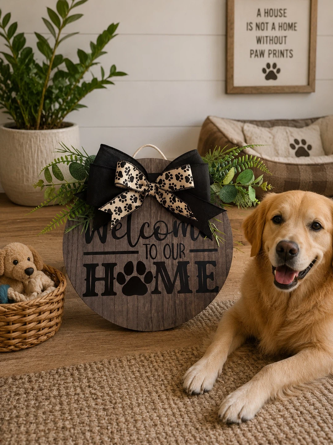 Welcome Round Sign - photo 5