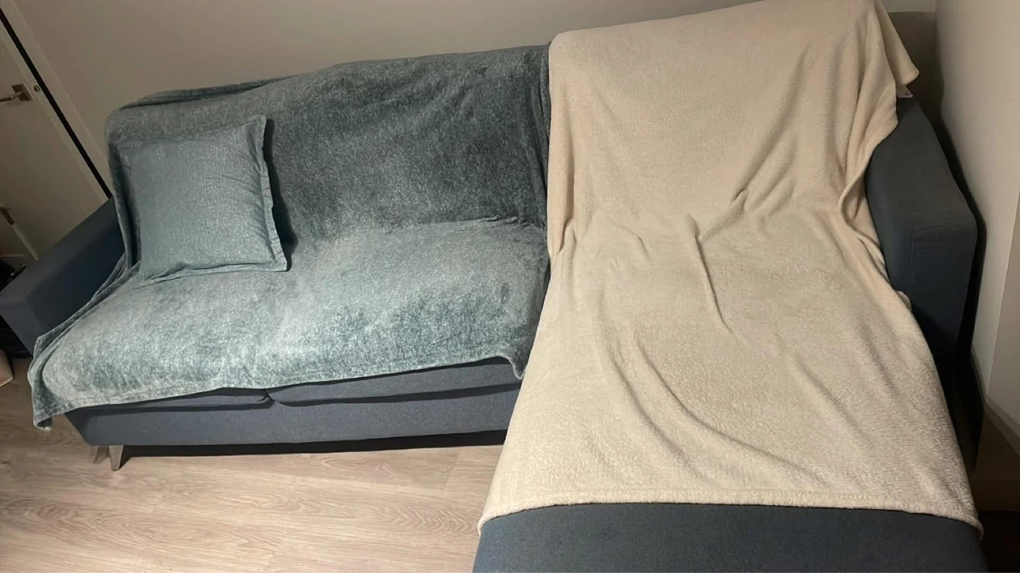 Sofa with chaise