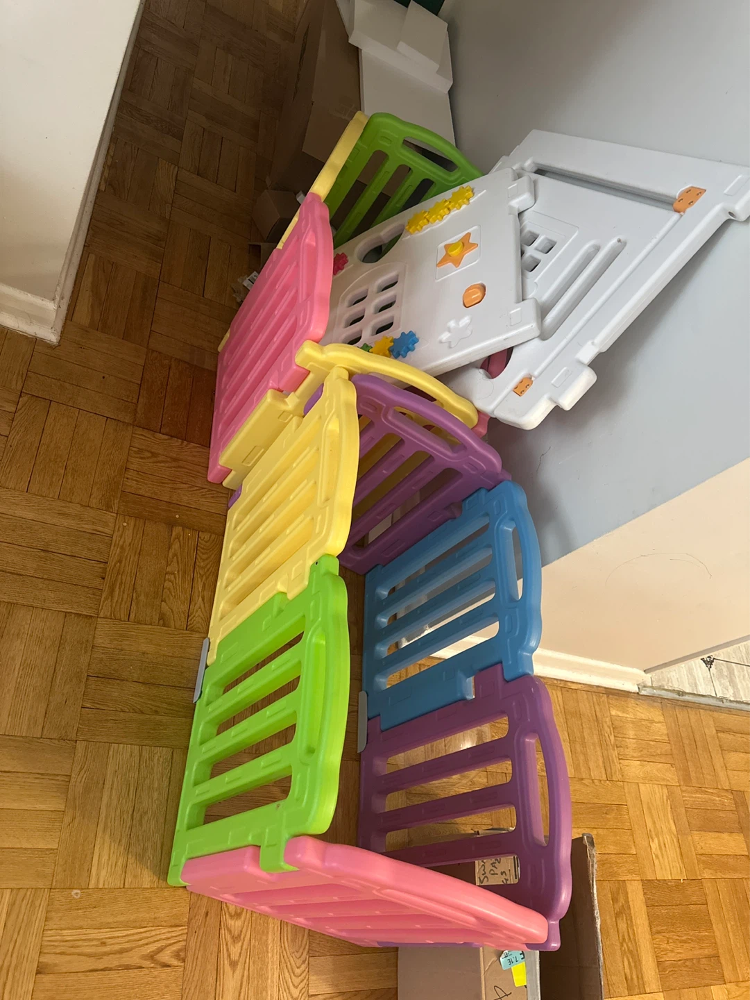 Multi-Color Plastic Playpen Panels
