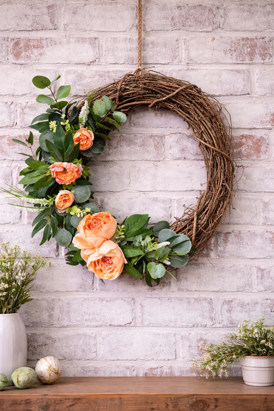 Decorative Wreath with Assorted Flowers and Bows - photo 3