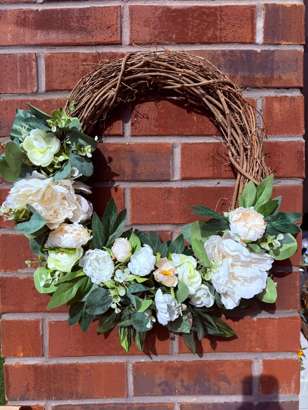 Decorative Wreath with Assorted Flowers and Bows - photo 2