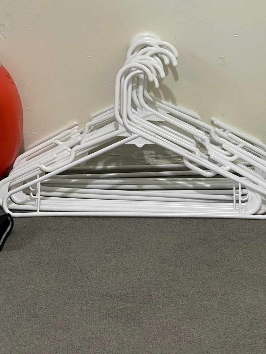White Plastic Hangers (Set of 16)