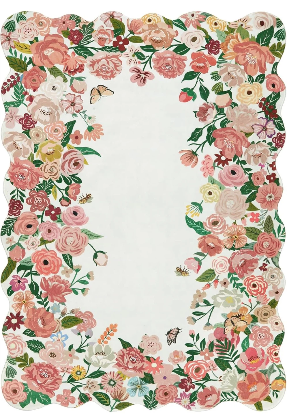 Floral Scalloped Rug - photo 4