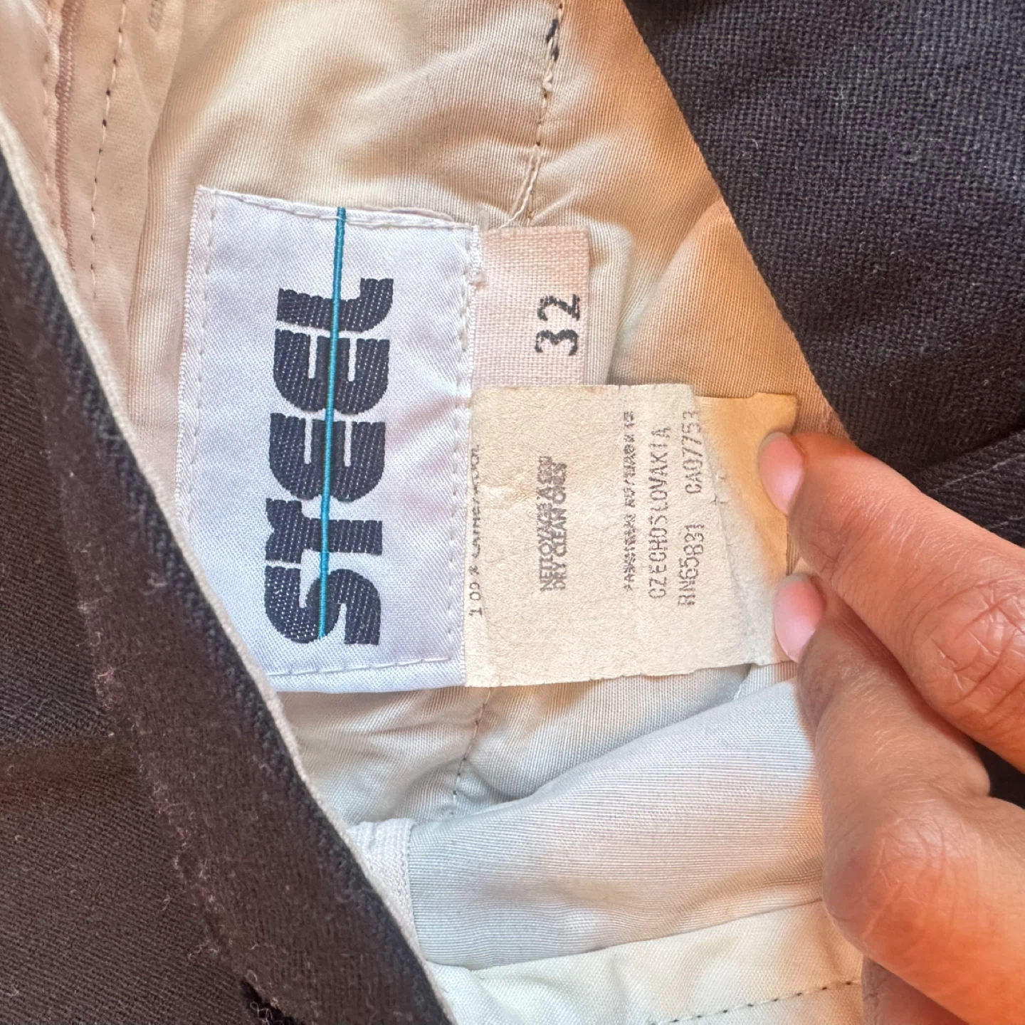 Men’s Pleated 100% Wool Dress Pants Size 32x30” - photo 4