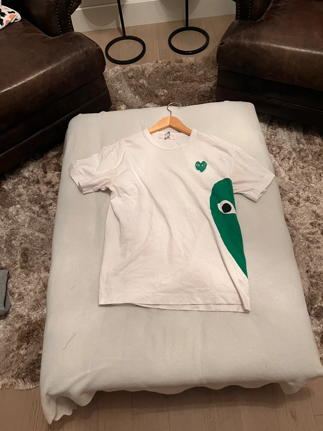 Comme des Garçons PLAY White T-Shirt