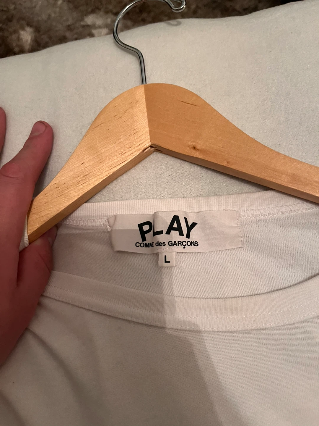 Comme des Garçons PLAY White T-Shirt - photo 3
