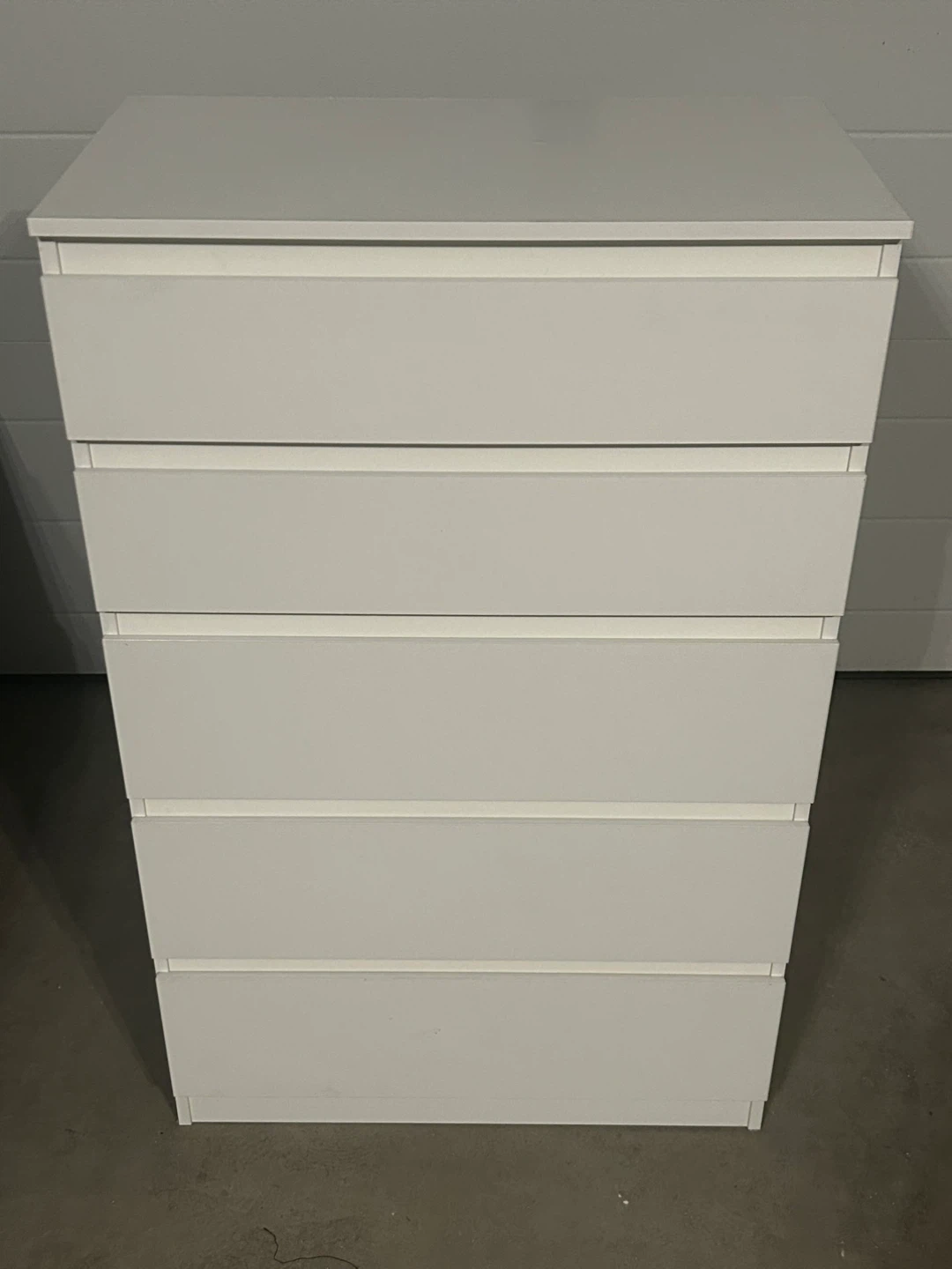 IKEA KULLEN white dresser 5 drawers