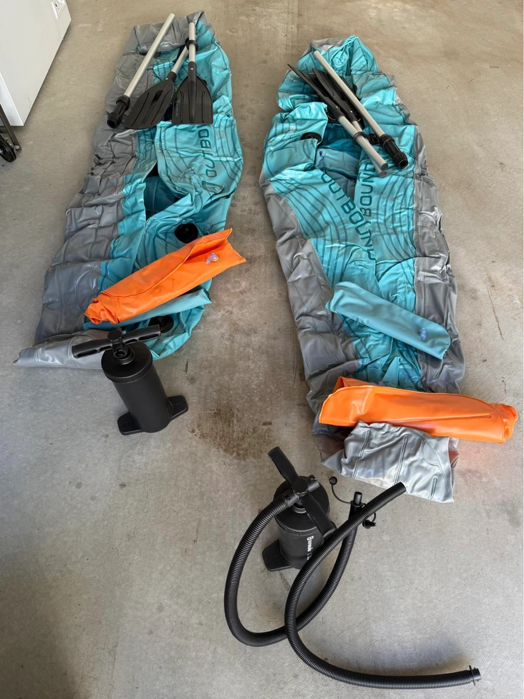 2 Outbound inflatable kayaks - photo 2