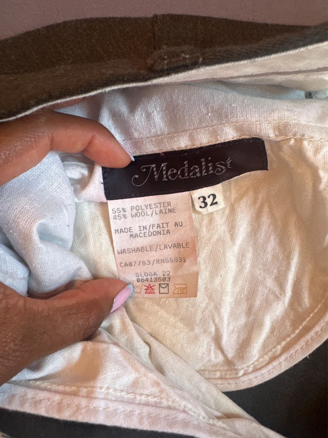 Mens Woolblend Dress Pants Size 32x28” - photo 5