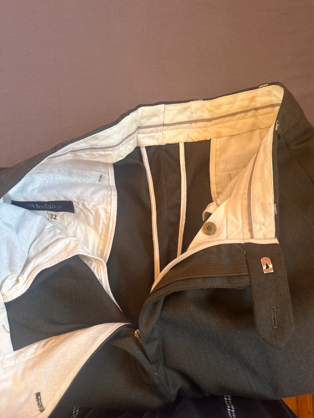 Mens Woolblend Dress Pants Size 32x28” - photo 4