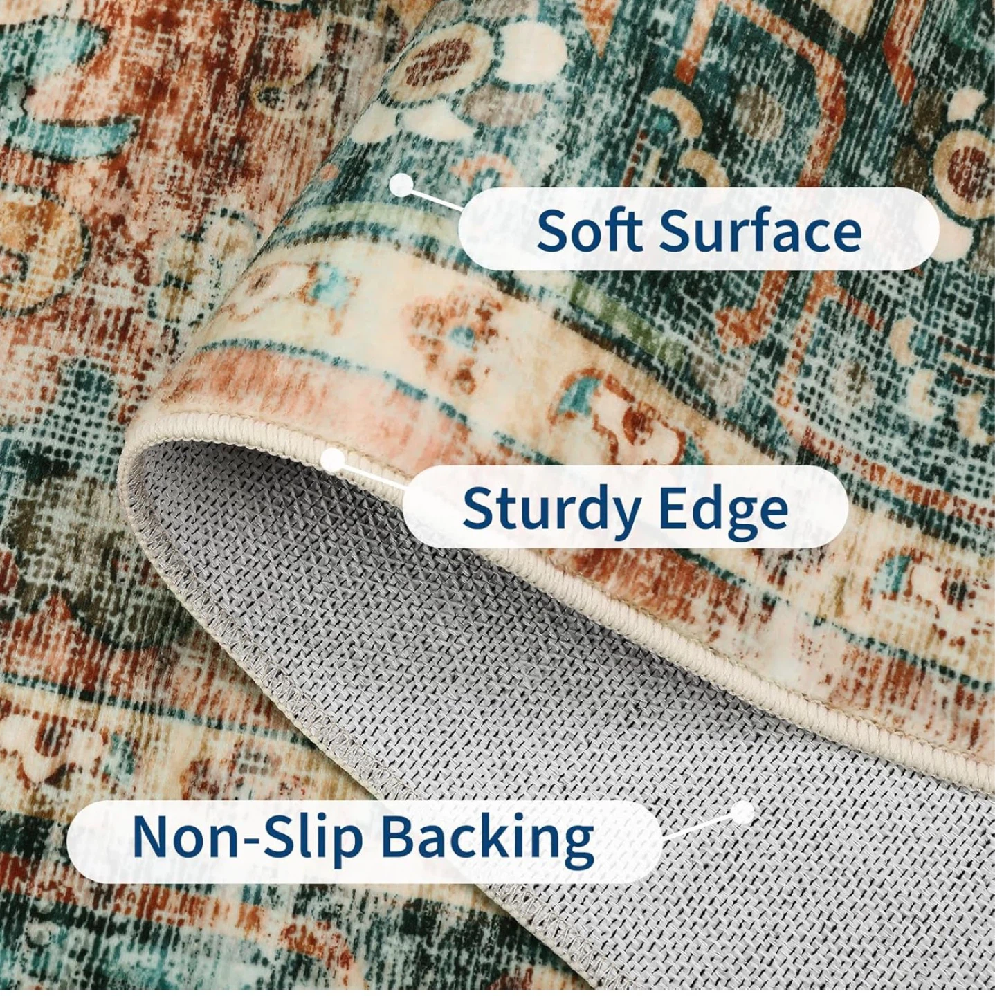 Machine Washable Area Rug with Soft Surface - photo 5