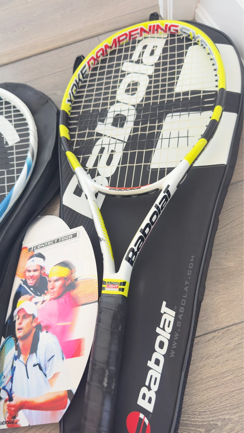 Wilson, Head, and Babolat Tennis Rackets with Cases - photo 2