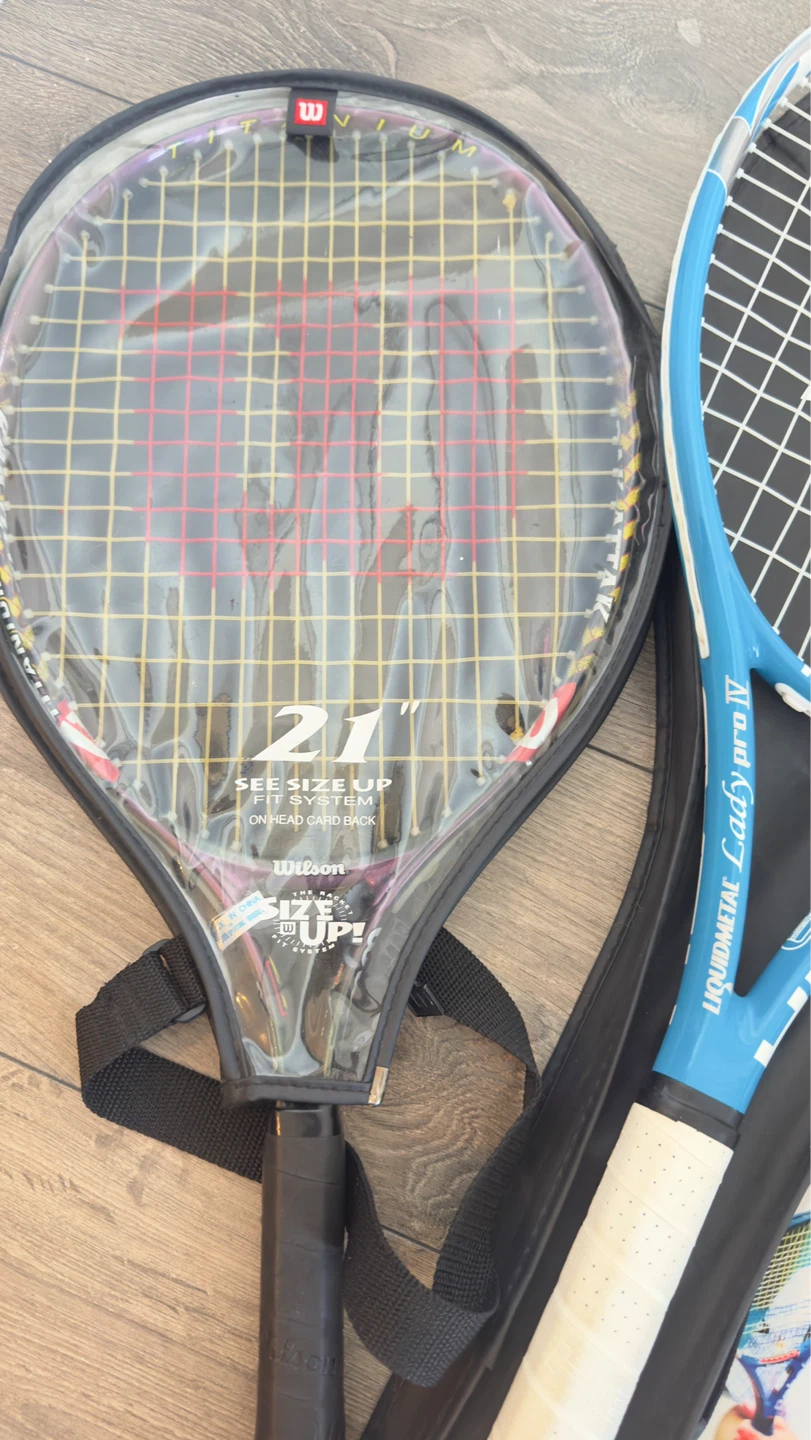 Wilson, Head, and Babolat Tennis Rackets with Cases - photo 4