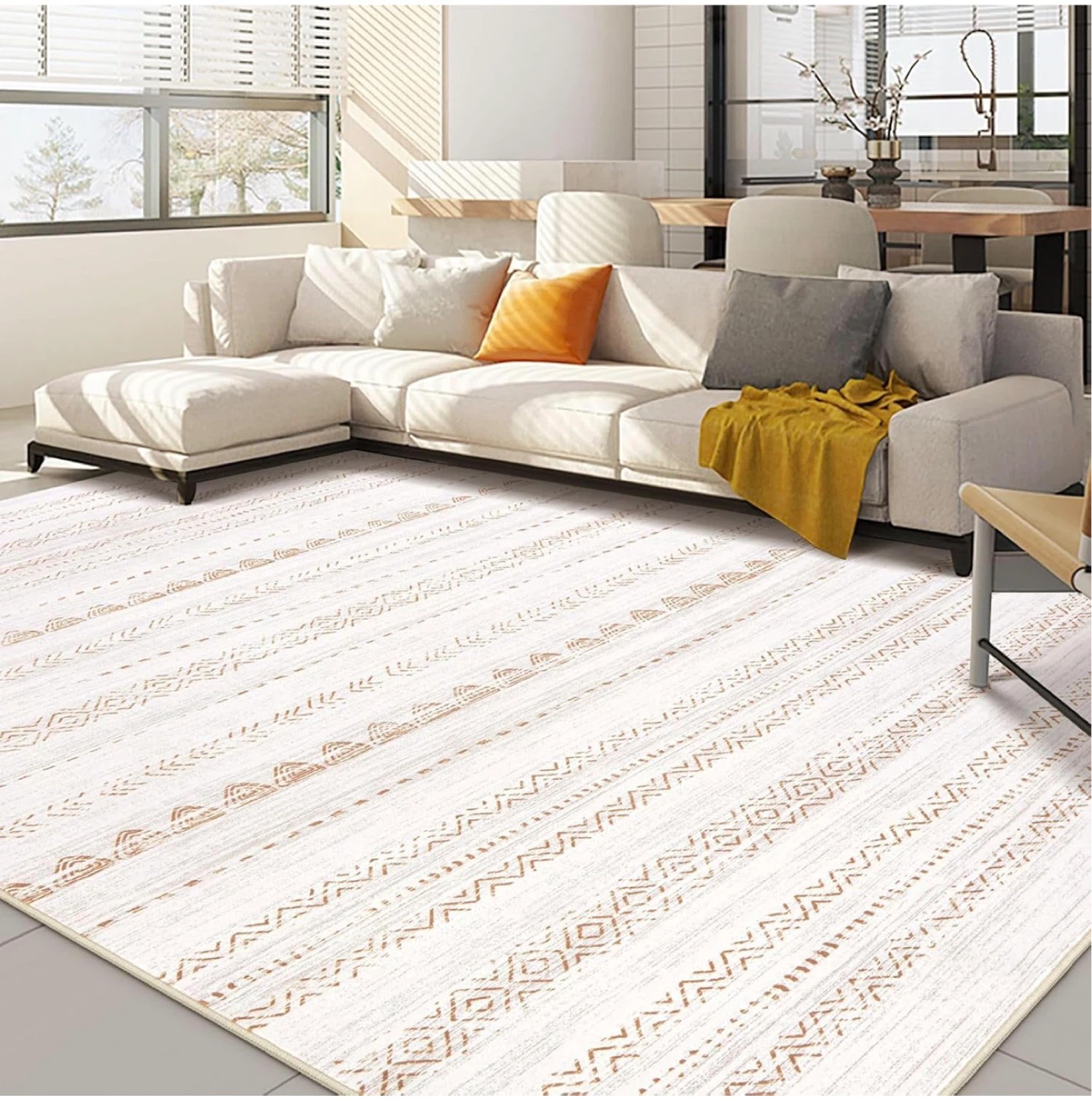 Boho Geometric Area Rug