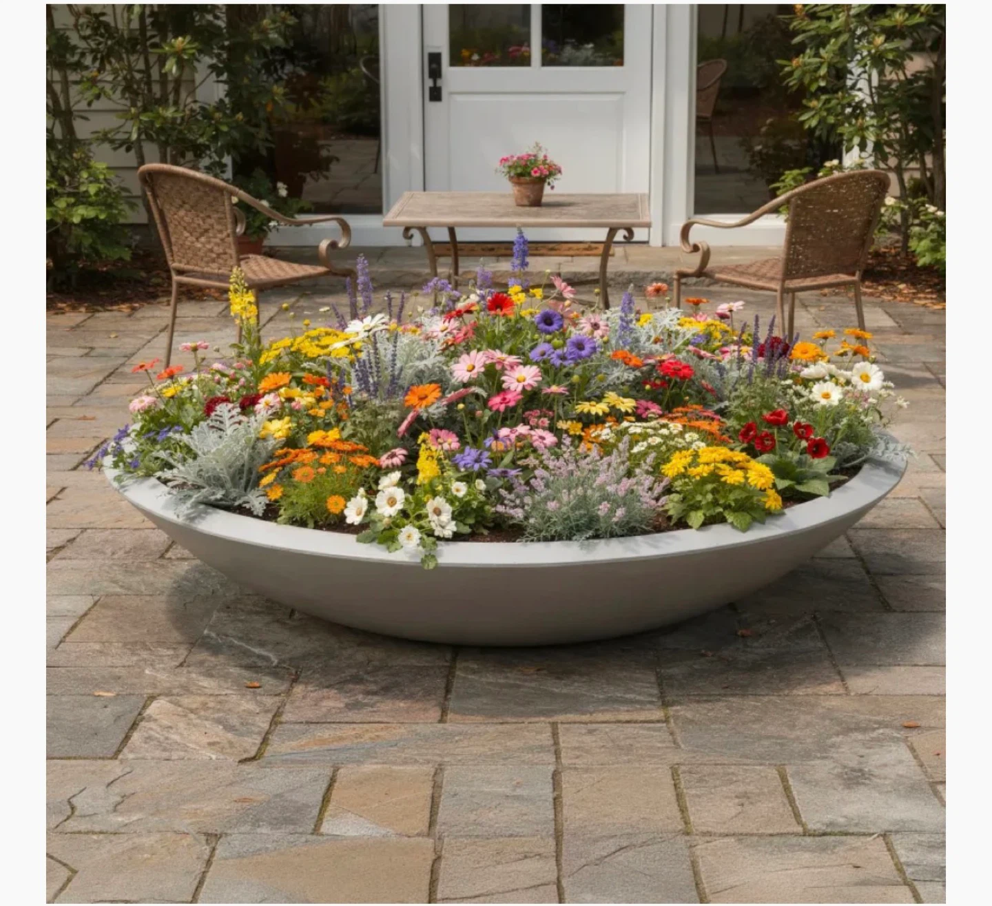 Fiber clay planter
