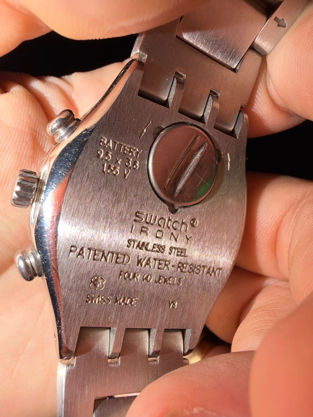Swatch Irony Stainless Steel Chronograph Watch - photo 2