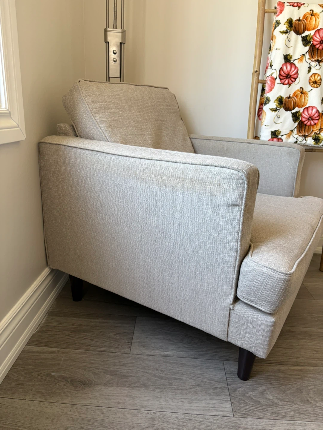 Tan Fabric Accent Chair - photo 2