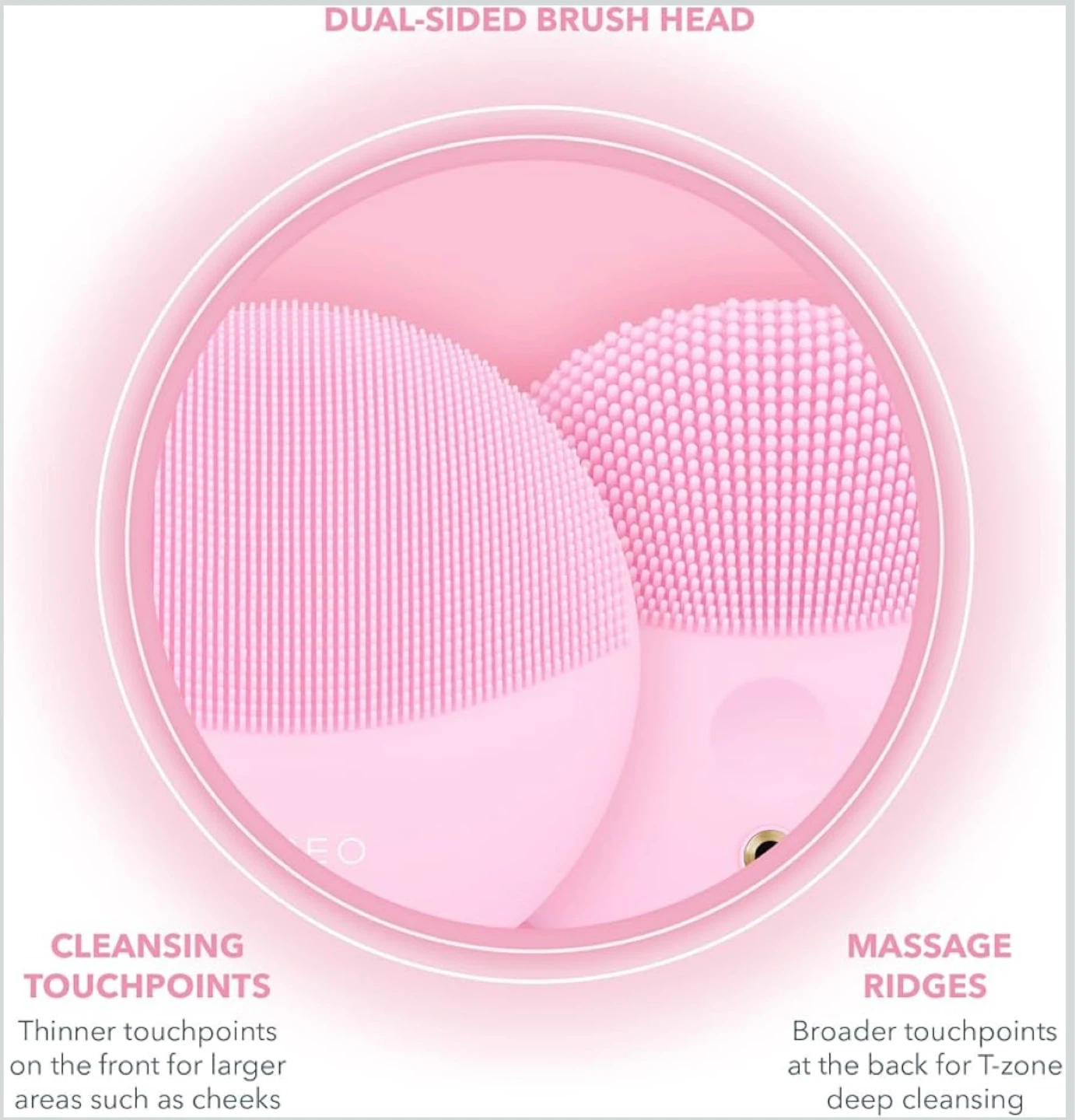 Foreo LUNA mini 3 Smart Facial Cleansing Massager - Pearl Pink - photo 2