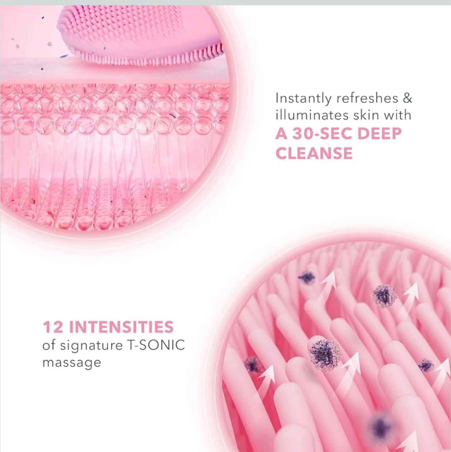 Foreo LUNA mini 3 Smart Facial Cleansing Massager - Pearl Pink - photo 3